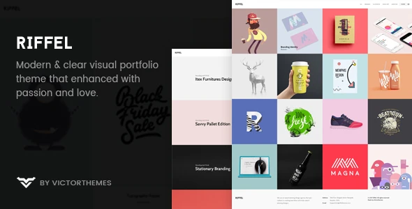 Riffel – A Bold & Rich Portfolio WordPress Theme